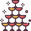 Champagne Glass Alcoholic Drink Celebration Icon