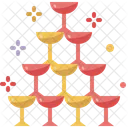 Champagne Glass Alcoholic Drink Celebration Icon