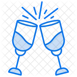 Champagne glasses  Icon