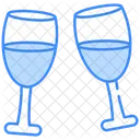 Champagne glasses  Icon