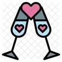 Champagne Glasses  Icon