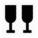 Champagne Glasses Flute Icon