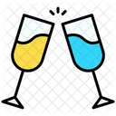 Champagne glasses  Icon