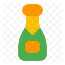 Champagne Bottle Alcohol Icon