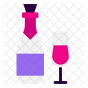 Sparkling Celebration Chilled Champagne Sparkling Wine Icon