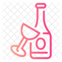 Champagne Alchohol Love And Romance Icon