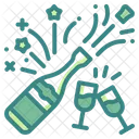 Champagne Party Alcoholic Icon