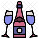 Champagne Drink Celebration Icon