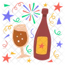Champagne  Icône