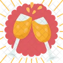 Champagne Drink Celebration Icon
