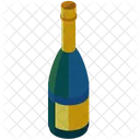 Champagne Bottle Alcohol Icon