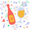 Drink Champagne Champagne Bottle Icon
