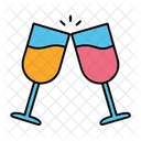 Champagne Toast Celebration  Icon