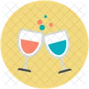 Sekt Glaser Prost Symbol