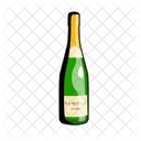 Champagner Getrank Alkohol Symbol