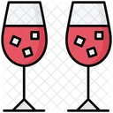 Champagner-Getränk  Symbol