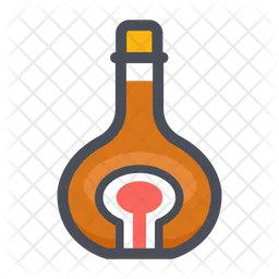 Champagnerflasche  Symbol