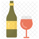 Champagnerflasche  Symbol