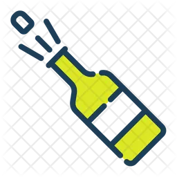Champagnerflasche  Symbol