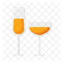 Champagnerglas  Symbol