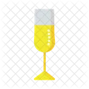 Glas Champagner Alkohol Symbol