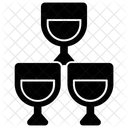 Champagnerpyramide  Symbol