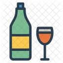 Champan Botella Vidrio Icon