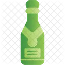 Champagne Bebidas Botella Icono