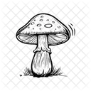 Champignon Icône