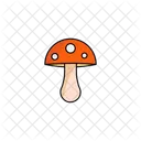 Champignon Rouge Nature Environnement Icône