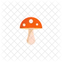 Champignon vénéneux rouge  Icône