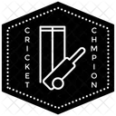 Champion Label Winner Label Cricket Badge Icon