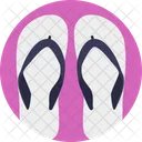 Chanclas Playa Sandalias Icono