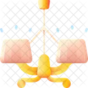 Chandelier Light Lamp Icon