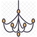 Home Light Chandelier Icon