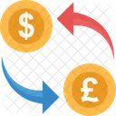 Argent Echange Circulation Icône