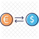 Echange Echange Dargent Flux De Tresorerie Icône