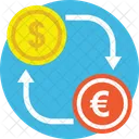 Argent Echange Circulation Icône