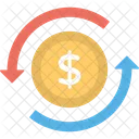 Argent Echange Circulation Icône