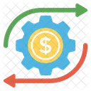 Argent Echange Circulation Icône