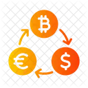 Change De Devises Echange Dargent Argent Icône