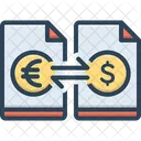 Echange Echange Exportation Icône
