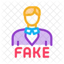 Man Fake Photo Icon