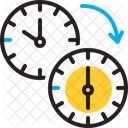 Change Transformation Modification Adjustment Variation Watch Move Clock Wise Icon