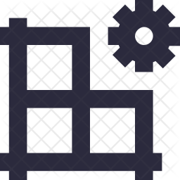 Change Layout Icon - Download in Line Style