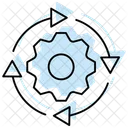 Change Management Expert Color Shadow Thinline Icon Icon