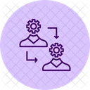 Change Management Pentaglow Icon Icon