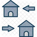 Change Of Housing Exchange Home Icon