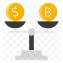 Taux de change  Icône