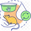 Change water in cage  Icon